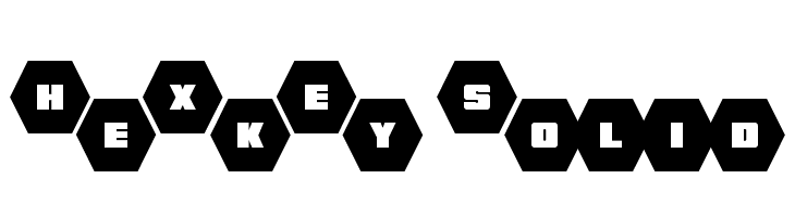 HeXkEy Solid  Free Fonts Download