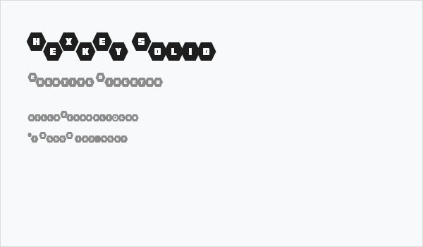 HeXkEy Solid Business Card