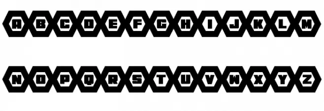 HeXkEy Schriftart Groß