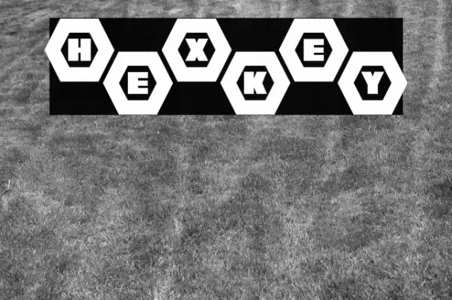 HeXkEy Font examples