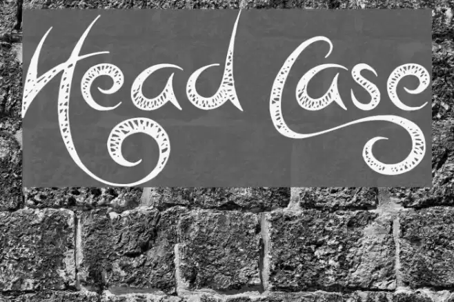 Head Case Font examples