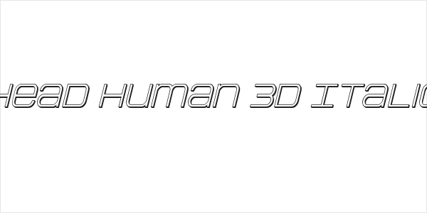 Head Human 3D Italic Logo