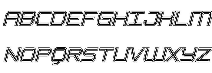 Head Human Academy Italic Caratteri MAIUSCOLE