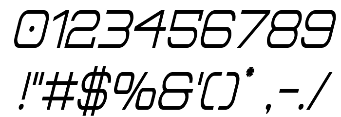 Head Human Bold Condensed Ital Font OTHER CHARS