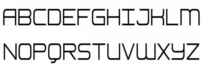 Head Human Bold Condensed Schriftart Groß