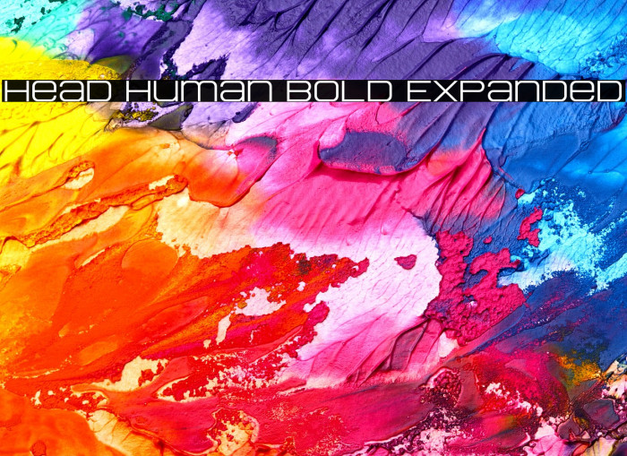 Head Human Bold Expanded Example 2
