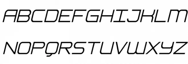 Head Human Bold Italic 字体 大写