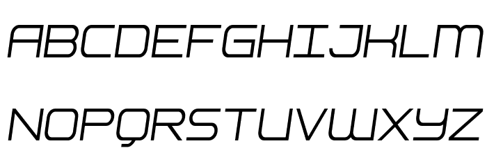 Head Human Bold Semi-Italic Caratteri MAIUSCOLE