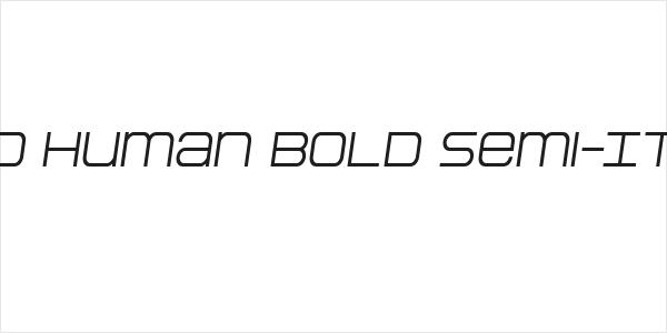 Head Human Bold Semi-Italic Logo
