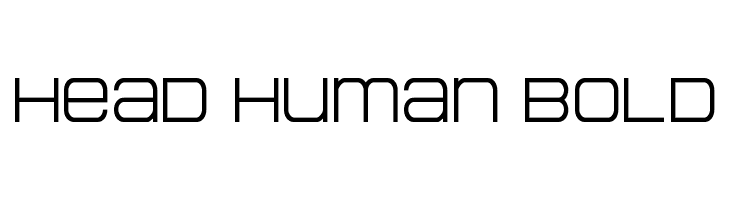 Head Human Bold  font caratteri gratis