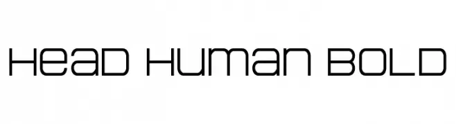 Head Human Bold  Frei Schriftart Herunterladen