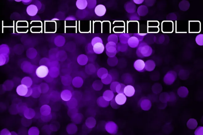 Head Human Bold Example 2