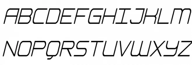 Head Human Condensed Italic Шрифта ВЕРХНИЙ