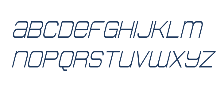 Head Human Condensed Italic Lowercase