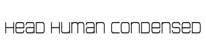 Head Human Condensed  Fuentes Gratis Descargar