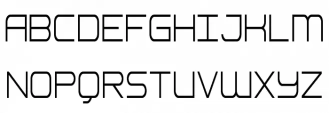 Head Human Condensed Schriftart Groß