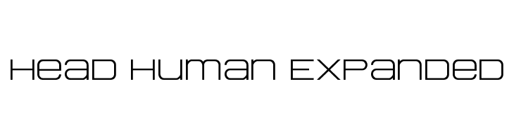 Head Human Expanded  baixar fontes gratis