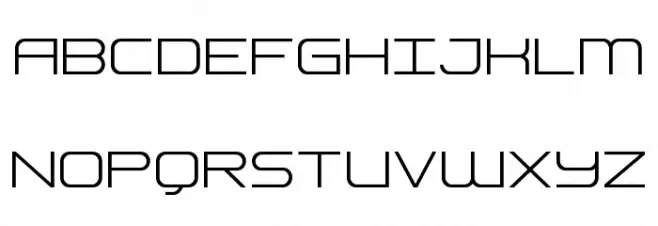 Head Human Expanded Schriftart Groß
