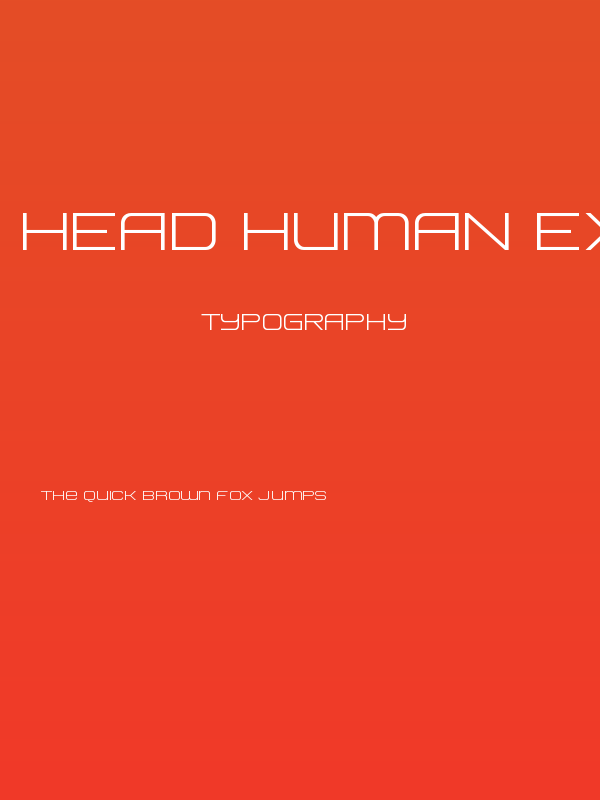 Head Human Expanded Poster
