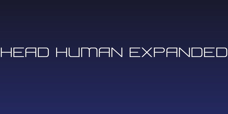 Head Human Expanded Social Header