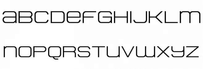 Head Human Expanded フォント 小文字