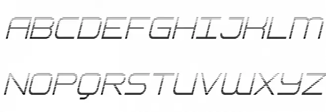 Head Human Gradient Italic फ़ॉन्ट अपरकेस