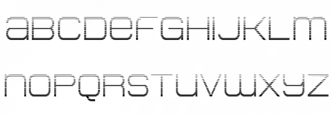 Head Human Gradient फ़ॉन्ट लोअरकेस