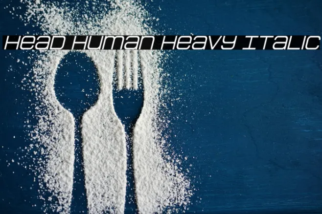 Head Human Heavy Italic Example 2