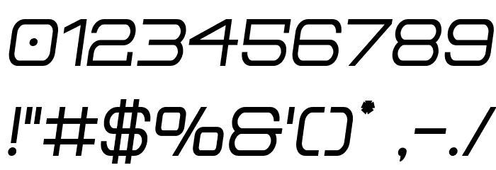 Head Human Heavy Semi-Italic Font OTHER CHARS