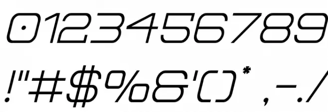 Head Human Italic Font OTHER CHARS