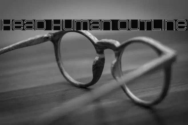 Head Human Outline Font examples