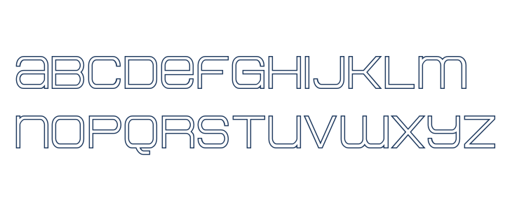 Head Human Outline Lowercase