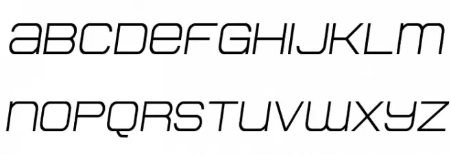 Head Human Semi-Italic 字体 小写