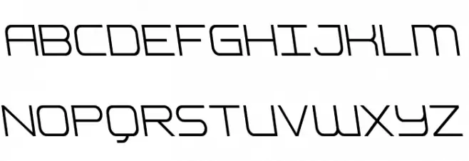 Head Human Semi-Leftalic フォント 大文字