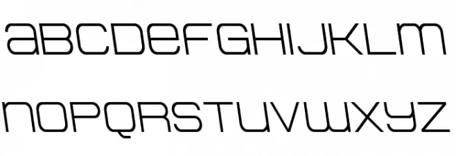 Head Human Semi-Leftalic خط أحرف صغيرة