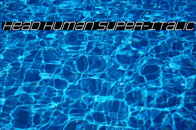 Head Human Super-Italic Example 3