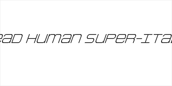 Head Human Super-Italic Logo