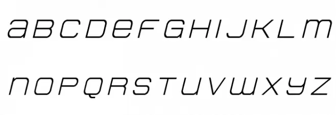 Head Human Title Italic 字体 小写