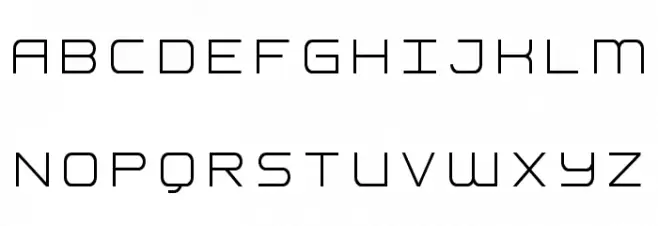 Head Human Title フォント 大文字