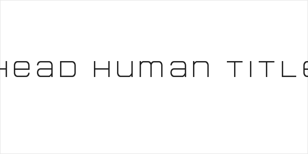 Head Human Title Logo