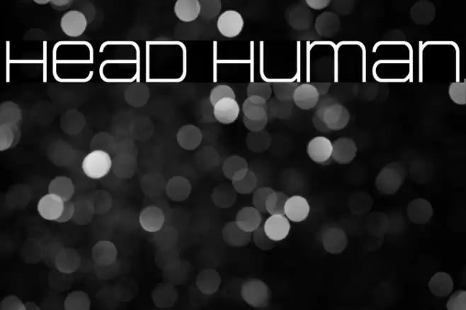 Head Human Font examples