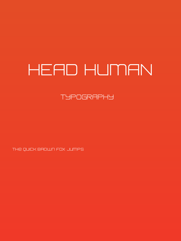 Head Human Poster