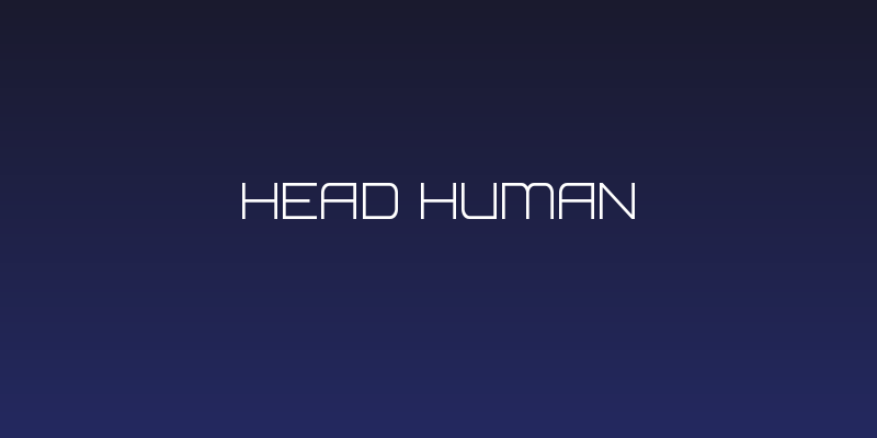 Head Human Social Header