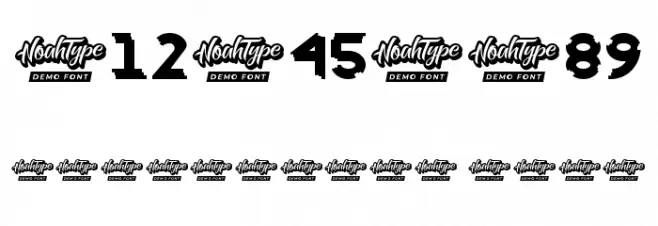 Head Kick Demo Outline Fuentes OTROS CHARS