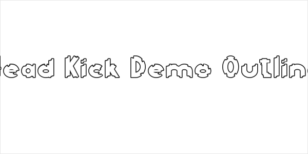 Head Kick Demo Outline Logo
