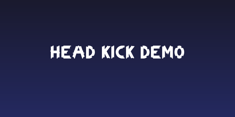 Head Kick Demo Social Header