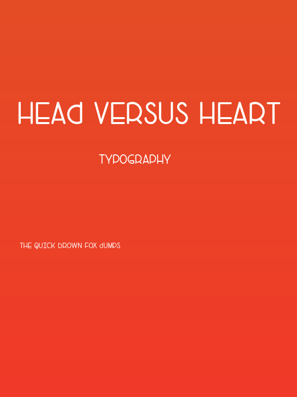Head Versus Heart Poster