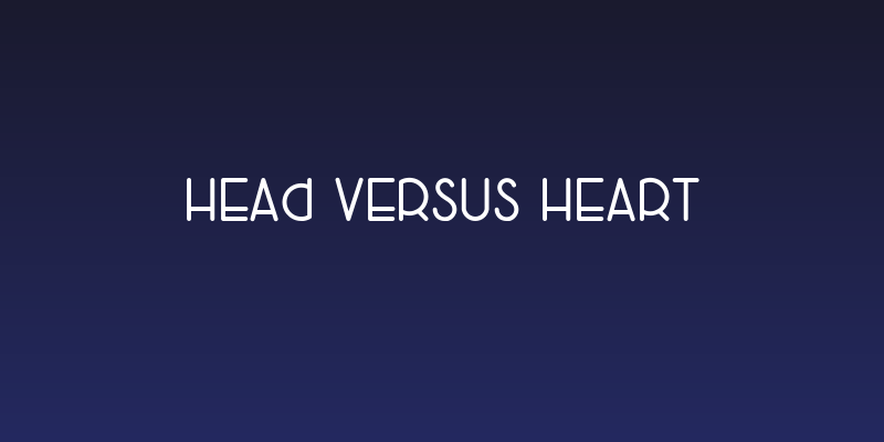 Head Versus Heart Social Header