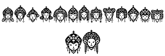 Head of Idol Regular Font LOWERCASE