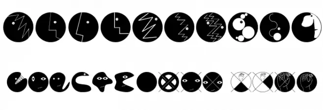 HeadImprovisationsTwo Font OTHER CHARS